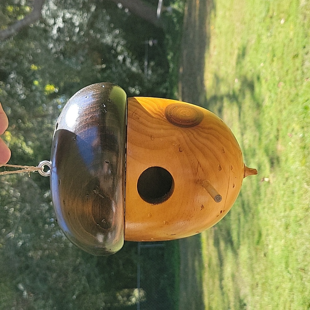 Solid Wood Bird House